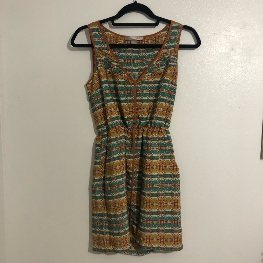 F21 Pattern Dress with Pockets